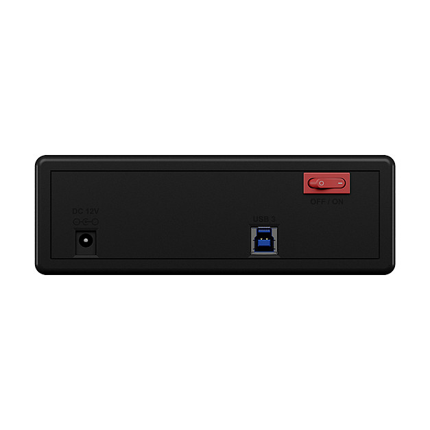 ICY BOX IB-525-U3 Carcasa Externa para Disco de 5.25" USB-B 3.2 Gen 1 Tipo C Negro