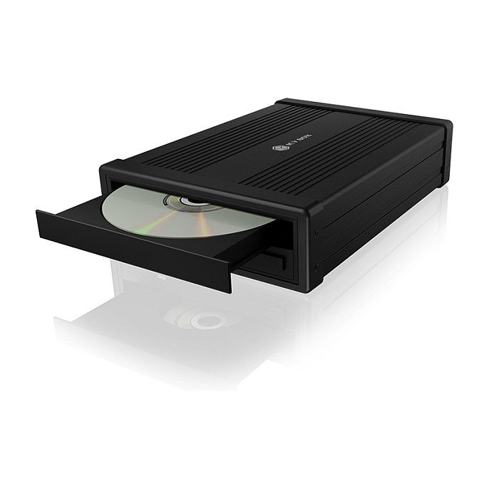 ICY BOX IB-525-U3 Carcasa Externa para Disco de 5.25" USB-B 3.2 Gen 1 Tipo C Negro