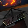 Krom Kalista Teclado Gaming Español Mini 68 Teclas USB Negro con Retroiluminación RGB, Antifantasma (N-Key Rollover 19 Teclas) y Modo Gaming para Windows/Mac