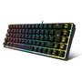 Krom Kalista Teclado Gaming Español Mini 68 Teclas USB Negro con Retroiluminación RGB, Antifantasma (N-Key Rollover 19 Teclas) y Modo Gaming para Windows/Mac