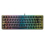 Krom Kalista Teclado Gaming Español Mini 68 Teclas USB Negro con Retroiluminación RGB, Antifantasma (N-Key Rollover 19 Teclas) y Modo Gaming para Windows/Mac