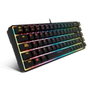 Krom Kalista Teclado Gaming RGB Mini USB Negro