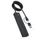 ICY BOX IB-HUB1737-C3 Hub USB 3.2 de 7 puertos (4x USB-A y 3x USB-C)