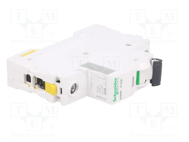 SCHNEIDER ELECTRIC Interruptor magnetotérmico iC60N 20A 1P Curva D