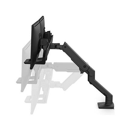 Ergotron HX Series 45-476-224 Brazo para 2 Monitores, Soporte de Escritorio Negro, 15.9 kg, Hasta 32 Pulgadas, Ajustes de Altura e Inclinacion