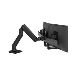Ergotron HX Desk Dual Monitor Arm Negro mate