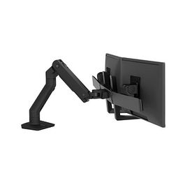 Ergotron HX Series 45-476-224 Brazo para 2 Monitores, Soporte de Escritorio Negro, 15.9 kg, Hasta 32 Pulgadas, Ajustes de Altura e Inclinacion