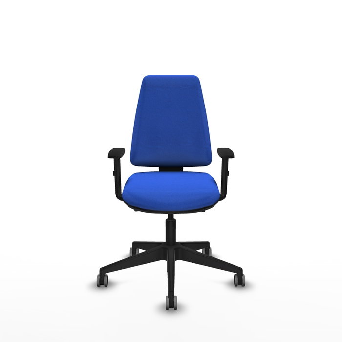 PIQUERAS Y CRESPO Silla de oficina Elche Azul con mecanismo Asincro