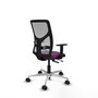 PIQUERAS Y CRESPO Silla de oficina Motilla con mecanismo Sincro/Traslack, Morado y Gris