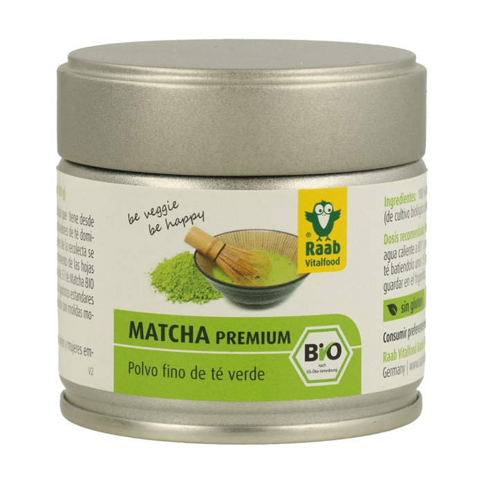 Raab Té Matcha Verde Premium Bio 30g en Polvo Ecológico Japonés Raab Té Matcha Verde Premium Bio 30g en Polvo Ecológico Japonés