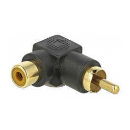 DeLOCK 66168 Adaptador RCA de cambio de género con conectores macho a hembra