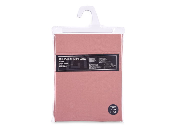 Giftdecor Funda Almohada 70x45 cm Coral, Extra Suave, No Encoge, No Hace Bolitas, No Pierde Color (Set de 24)