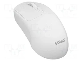 SAVIO Ratón Inalámbrico Ergonómico Blanco MB-05