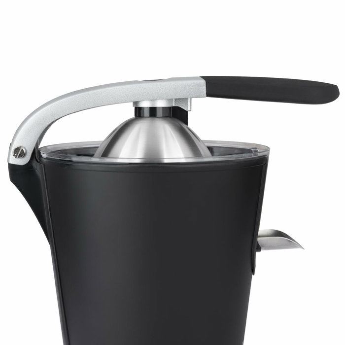 Hkoenig AGR82 Exprimidor de cítricos eléctrico 160 W en negro mate y acero inoxidable
