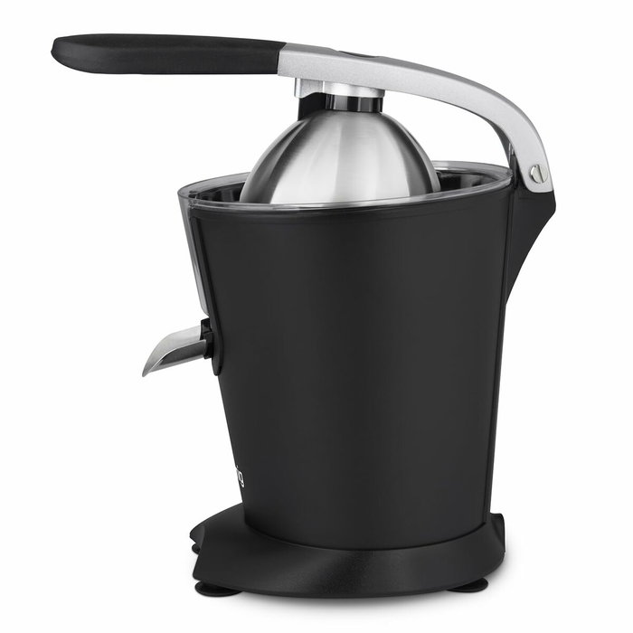 Hkoenig AGR82 Exprimidor de cítricos eléctrico 160 W en negro mate y acero inoxidable