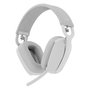 Logitech Zone Vibe 100 Auriculares Diadema Bluetooth 5.2 Inalámbricos Blanco - 20h Autonomía, Cancelación Ruido, Optimizado Teams/Meet/Zoom