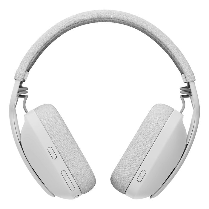 Logitech Zone Vibe 100 Auriculares Diadema Bluetooth 5.2 Inalámbricos Blanco - 20h Autonomía, Cancelación Ruido, Optimizado Teams/Meet/Zoom
