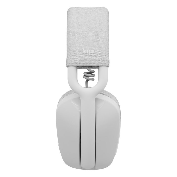 Logitech Zone Vibe 100 Auriculares Diadema Bluetooth 5.2 Inalámbricos Blanco - 20h Autonomía, Cancelación Ruido, Optimizado Teams/Meet/Zoom