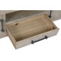 DKD Home Decor Mueble TV CHUANG ROME de Madera de Hevea y Metal 160x40x46,5 cm