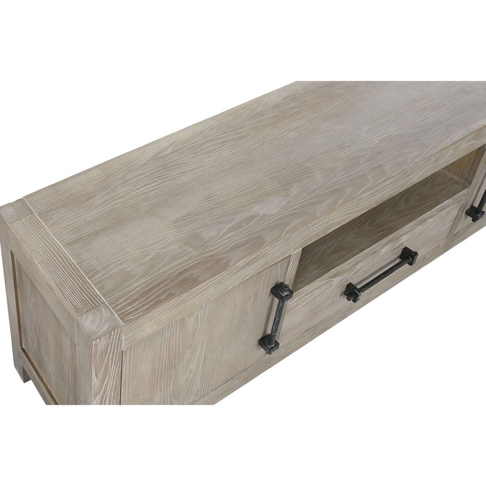 DKD Home Decor Mueble TV CHUANG ROME de Madera de Hevea y Metal 160x40x46,5 cm DKD Home Decor Mueble TV CHUANG ROME de Madera de Hevea y Metal 160x40x46,5 cm