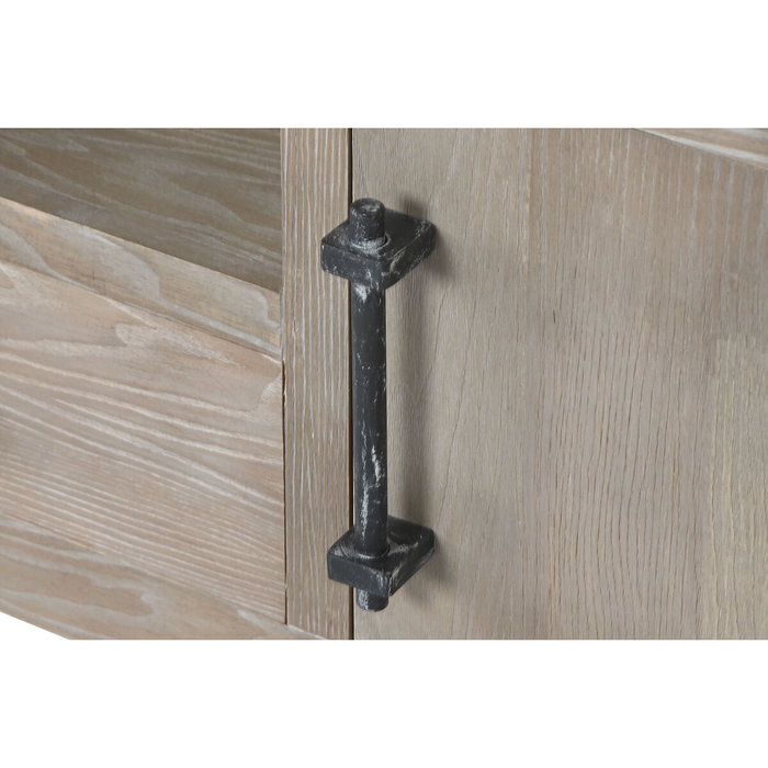 DKD Home Decor Mueble TV CHUANG ROME de Madera de Hevea y Metal 160x40x46,5 cm DKD Home Decor Mueble TV CHUANG ROME de Madera de Hevea y Metal 160x40x46,5 cm