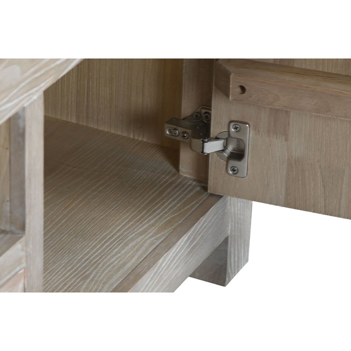 DKD Home Decor Mueble TV CHUANG ROME de Madera de Hevea y Metal 160x40x46,5 cm DKD Home Decor Mueble TV CHUANG ROME de Madera de Hevea y Metal 160x40x46,5 cm