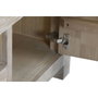 DKD Home Decor Mueble TV CHUANG ROME de Madera de Hevea y Metal 160x40x46,5 cm