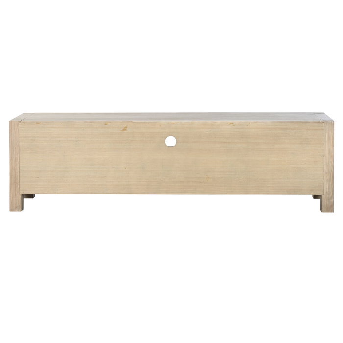DKD Home Decor Mueble TV CHUANG ROME de Madera de Hevea y Metal 160x40x46,5 cm DKD Home Decor Mueble TV CHUANG ROME de Madera de Hevea y Metal 160x40x46,5 cm