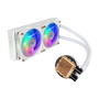Cooler Master MasterLiquid PL240 Flux White Edition Kit de refrigeración líquida 12 cm Blanco
