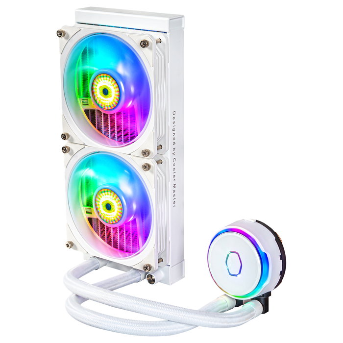 Cooler Master MasterLiquid PL240 Flux White Edition Blanco