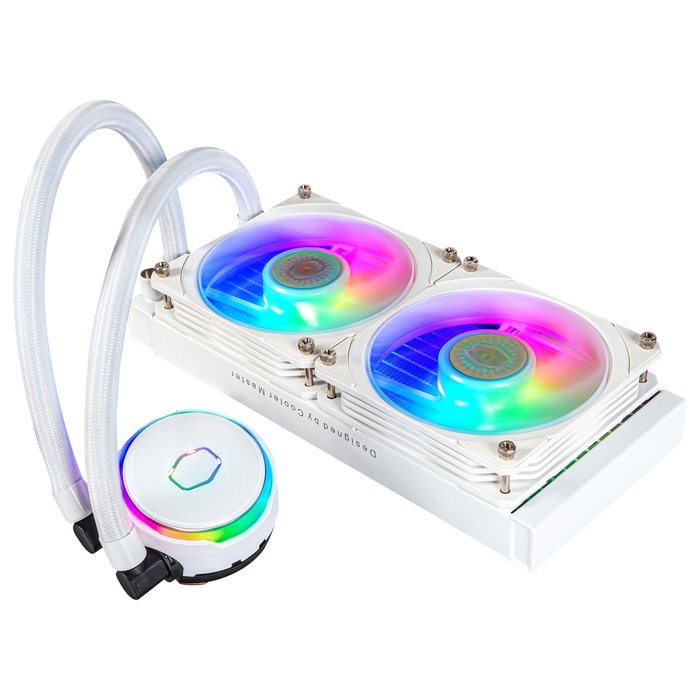 Cooler Master MasterLiquid PL240 Flux White Edition Blanco