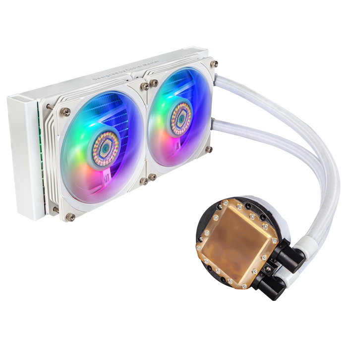 Cooler Master MasterLiquid PL240 Flux White Edition Blanco