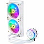 Cooler Master MasterLiquid PL240 Flux White Edition Kit de refrigeración líquida 12 cm Blanco