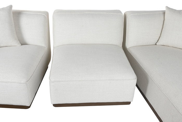 DKD Home Decor Sofá Crema 279 x 171 x 72 cm DKD Home Decor Sofá Crema 279 x 171 x 72 cm