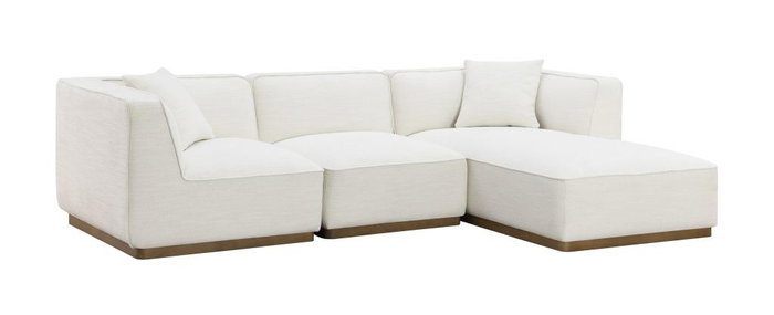 DKD Home Decor Sofá Crema 279 x 171 x 72 cm DKD Home Decor Sofá Crema 279 x 171 x 72 cm