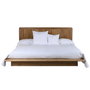 DKD Home Decor Cama Balines 200 x 180 cm en Teca, Capacidad 180x200, Dimensiones 200 x 75 x 180 cm