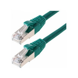 Helos Cat.5e Patchkabel SF/UTP AWG 26 verde 0,5 m