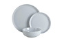 DKD Home Decor Set de Vajilla 18 Piezas de Porcelana Blanca