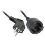 LINDY Cable de extensión Schuko 5m Negro 30245
