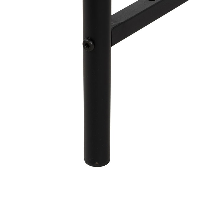 Mesita Natural-Negro Metal-Madera 69 X 69 X 52,50 cm