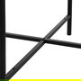Mesita Natural-Negro Metal-Madera 69 X 69 X 52,50 cm