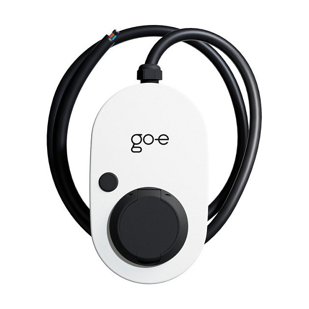 go-eCharger Wallbox Gemini Cargador Eléctrico 11kW Trifásico con Cable 1.8m Type 2 Blanco