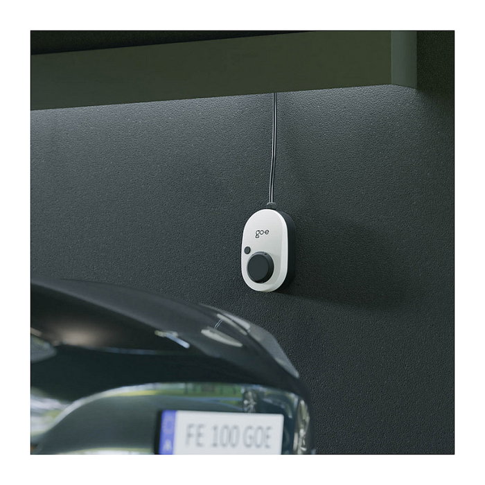 go-eCharger Wallbox Gemini Cargador Eléctrico 11kW Trifásico con Cable 1.8m Type 2 Blanco