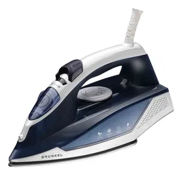 Grunkel PL-22NS Plancha de Vapor y Seco, 2200W, Vapor 120 g/min, Suela Acero Inoxidable Antical, Función Anti-Goteo y Espray, Color Azul