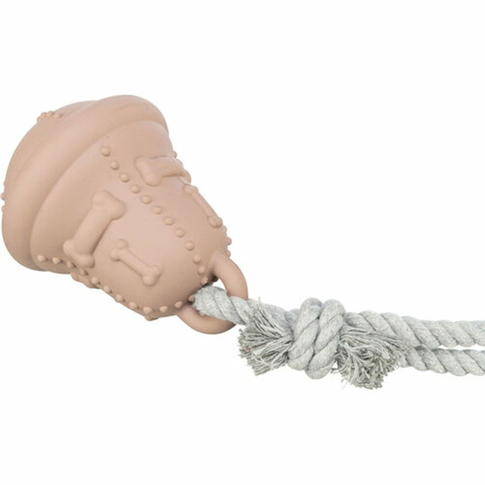 Juguete para gatos Trixie Beige Algodón Caucho Navidad Campana