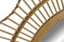 DKD Home Decor Espejo de Bambú y Cristal Natural 85x85 cm