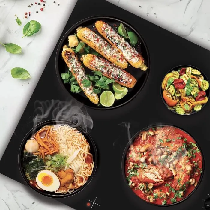 Arthur Martin AM558 Batería de Cocina de Inducción, 20 Piezas de Aluminio con Mango Extraíble para Todo Tipo de Fuegos, Incluida Inducción