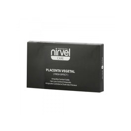 Nirvel Placenta Vegetal Ampollas Control Caída 10x10ml