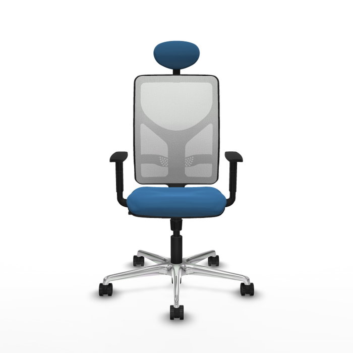 PIQUERAS Y CRESPO Silla de oficina Motilla Azul claro y Blanco PIQUERAS Y CRESPO Silla de oficina Motilla Azul claro y Blanco