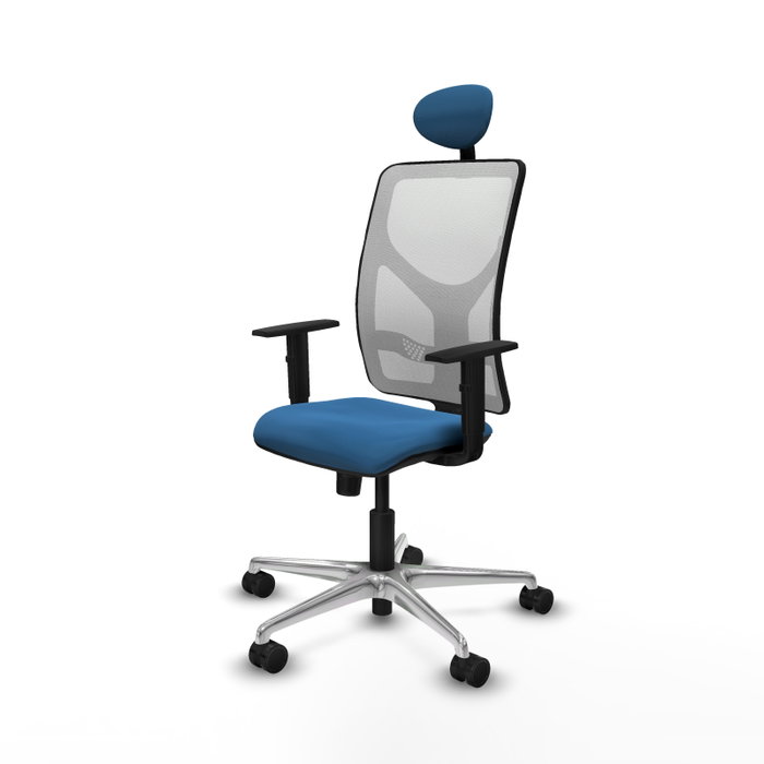 PIQUERAS Y CRESPO Silla de oficina Motilla Azul claro y Blanco PIQUERAS Y CRESPO Silla de oficina Motilla Azul claro y Blanco